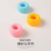Retro wide-brimmed, high-elasticity hair ties, thick hair bands, colorful towel bands, hair ties, and Korean internet-famous hair accessories Specification image